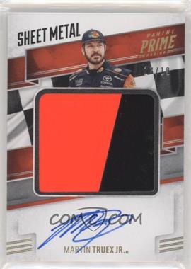 2019 Panini Prime - Jumbo Materials Signatures - Sheet Metal #JMS-MT - Martin Truex Jr. /19