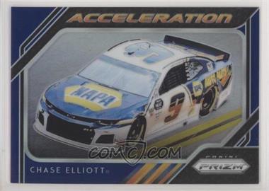 2019 Panini Prizm - [Base] - Blue Prizm #58 - Acceleration - Chase Elliott /75