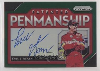 2019 Panini Prizm - Patented Penmanship - Green Prizm #PP-EI - Ernie Irvan /50