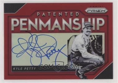 2019 Panini Prizm - Patented Penmanship - Red Prizm #PP-KP - Kyle Petty /50