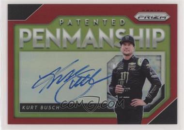 2019 Panini Prizm - Patented Penmanship - Red Prizm #PP-KU - Kurt Busch /50