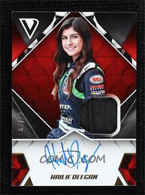 2019 Panini Victory Lane - Signature Swatches - Gold #SS-HD - Hailie Deegan /99