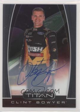 2020 Panini Chronicles - Titan - Silver Prizm Autographs #15 - Clint Bowyer /75