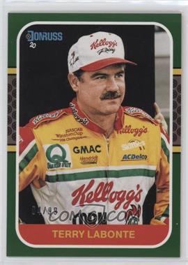 2020 Panini Donruss NASCAR - [Base] - Green #143 - Retro 1987 - Terry Labonte /99