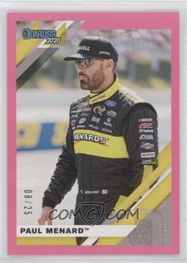 2020 Panini Donruss NASCAR - [Base] - Pink #48 - Paul Menard /25
