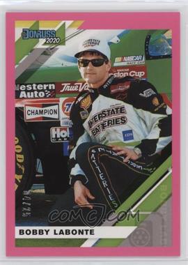 2020 Panini Donruss NASCAR - [Base] - Pink #82 - Bobby Labonte /25