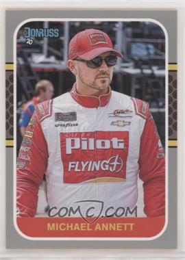 2020 Panini Donruss NASCAR - [Base] - Silver #186 - Retro 1987 - Michael Annett