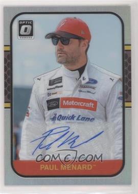 2020 Panini Donruss NASCAR - Optic - Holo Prizm Signatures #80 - Retro 1987 - Paul Menard /99