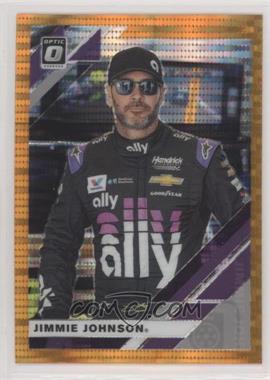 2020 Panini Donruss NASCAR - Optic - Orange Pulsar Prizm #18 - Jimmie Johnson