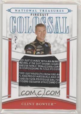 2020 Panini National Treasures - Colossal Race Used Firesuits - Laundry Tag #CRU-CB.1 - Clint Bowyer /1