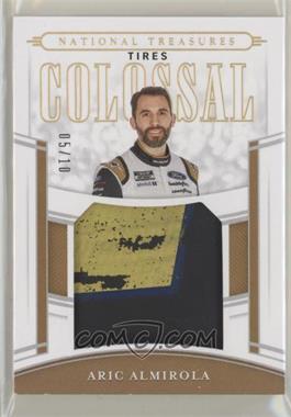 2020 Panini National Treasures - Colossal Race Used Tires - Prime #CRU-AA - Aric Almirola /10