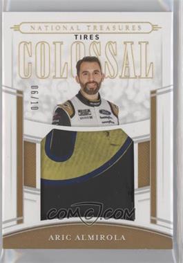 2020 Panini National Treasures - Colossal Race Used Tires - Prime #CRU-AA - Aric Almirola /10