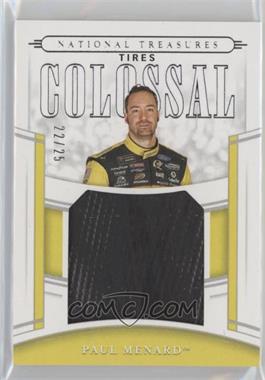 2020 Panini National Treasures - Colossal Race Used Tires #CRU-PM - Paul Menard /25