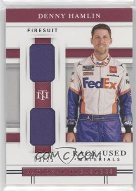 2020 Panini National Treasures - Dual Race Used Firesuits #DRU-DH - Denny Hamlin /25