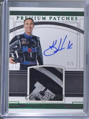 2020 Panini National Treasures - Premium Patches - Holo Green #PP-KH - Kevin Harvick /5