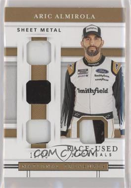 2020 Panini National Treasures - Quad Race Used Sheet Metal #QRU-AA - Aric Almirola /25