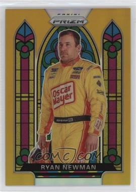 2020 Panini Prizm - [Base] - Gold Prizm #62 - Stained Glass - Ryan Newman /10