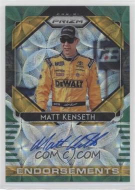 2020 Panini Prizm - Endorsements - Green Scope Prizm #E-MK - Matt Kenseth /50