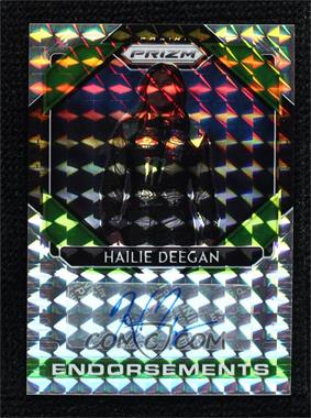 2020 Panini Prizm - Endorsements - Silver Mosaic Prizm #E-HD - Hailie Deegan /99