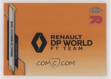 2020 Topps Chrome Formula 1 - [Base] - 70th Anniversary Orange Refractor #116 - Team Logos - Renault DP World F1 Team