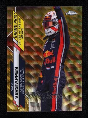 2020 Topps Chrome Formula 1 - [Base] - Gold Wave Refractor #171 - Grand Prix Driver of the Day - Max Verstappen /50