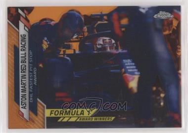 2020 Topps Chrome Formula 1 - [Base] - Orange Refractor #194 - F1 Award Winners - Aston Martin Red Bull Racing /25