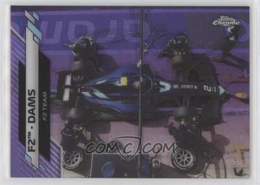 2020 Topps Chrome Formula 1 - [Base] - Purple Refractor #101 - F2 Crew - Dams /399