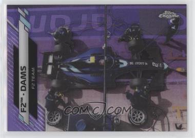 2020 Topps Chrome Formula 1 - [Base] - Purple Refractor #101 - F2 Crew - Dams /399