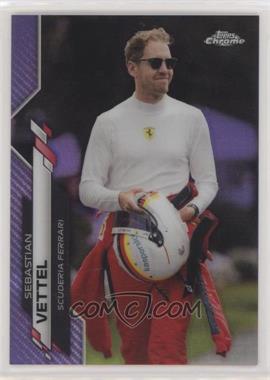 2020 Topps Chrome Formula 1 - [Base] - Purple Refractor #176 - F1 Racers - Sebastian Vettel /399