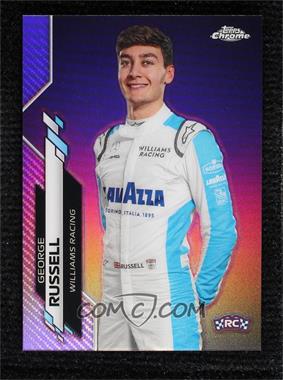 2020 Topps Chrome Formula 1 - [Base] - Purple Refractor #19 - F1 Racers - George Russell /399