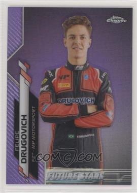 2020 Topps Chrome Formula 1 - [Base] - Purple Refractor #50 - Future Stars - Felipe Drugovich /399