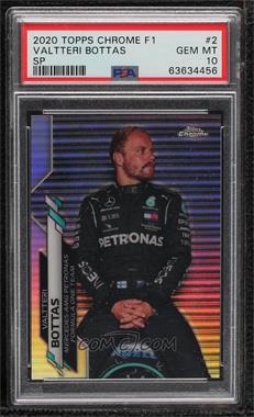 2020 Topps Chrome Formula 1 - [Base] #2.2 - Image Variation Refractor - Valtteri Bottas [PSA 10 GEM MT]