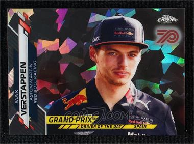 2020 Topps Chrome Sapphire Edition Formula 1 - [Base] - 70th Anniversary Refractor #158 - Grand Prix Driver of the Day - Max Verstappen /70