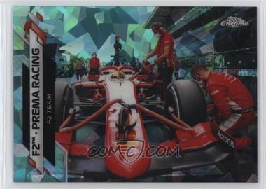 2020 Topps Chrome Sapphire Edition Formula 1 - [Base] - Aqua Refractor #107 - F2 Crew - Prema Racing /99