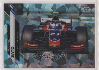 2020 Topps Chrome Sapphire Edition Formula 1 - [Base] - Aqua Refractor #78 - F2 Cars - Marino Sato /99