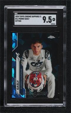 2020 Topps Chrome Sapphire Edition Formula 1 - [Base] #11.2 - Image Variation - Pierre Gasly [SGC 9.5 Mint+]