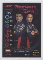 F1 Team Duo - Max Verstappen, Alexander Albon