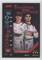 F1 Team Duo - Kimi Raikkonen, Antonio Giovinazzi