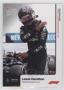 2020 Topps Now F1 - [Base] #009 - Lewis Hamilton /3184