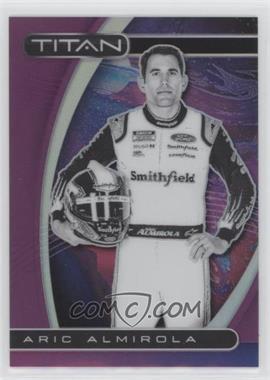 2021 Panini Chronicles - Titan - Purple #18 - Aric Almirola /25