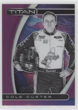 2021 Panini Chronicles - Titan - Purple #5 - Cole Custer /25