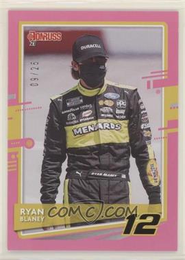 2021 Panini Donruss NASCAR - [Base] - Pink #74 - Ryan Blaney /25