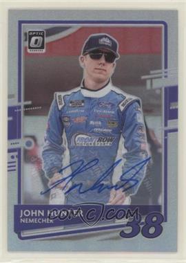 2021 Panini Donruss NASCAR - Optic - Holo Signatures #42 - John Hunter Nemechek /99