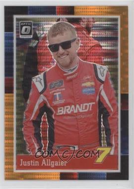 2021 Panini Donruss NASCAR - Optic - Orange Pulsar #79 - Retro 1988 - Justin Allgaier