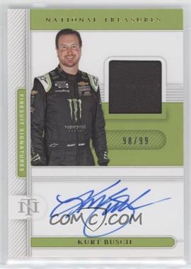 2021 Panini National Treasures - Firesuit Signatures #FS-KU - Kurt Busch /99