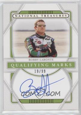 2021 Panini National Treasures - Qualifying Marks #QM-BL - Bobby Labonte /99