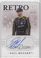 Paul Menard #/25