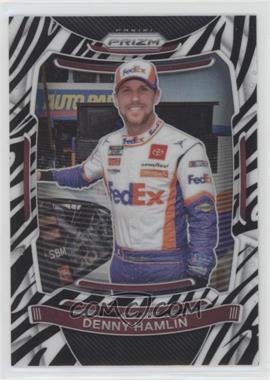 2021 Panini Prizm - [Base] - Zebra Prizm #15 - Denny Hamlin