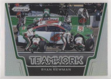 2021 Panini Prizm - Teamwork - Silver Prizm #T14 - Ryan Newman