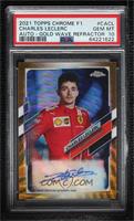 Charles Leclerc [PSA 10 GEM MT] #/50